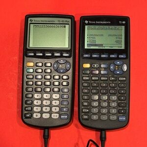 Texas Instruments TI-89 Graphing Calculator & Cover w/Added TI-83 Plus Bundle